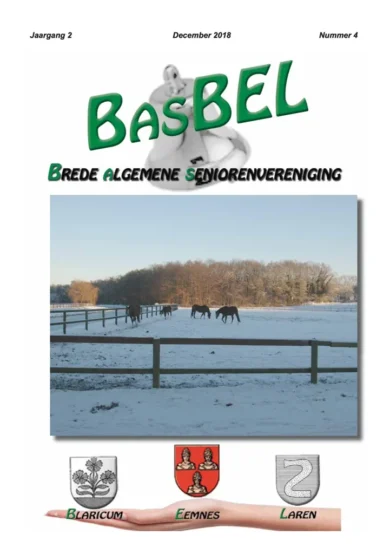 Basbel Magazines Jaargang 2 December 2018 Nummer 4